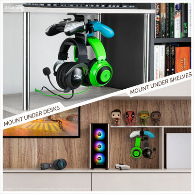 THE ANVIL - UNDER DESK DUAL HANGER - DAXORA