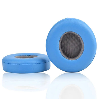 Beats Solo3, Solo 2 Wireless, On - Ear, Blue/Grey, Ecological Leather ( 1 Pair Ear Pads ) - DAXORA