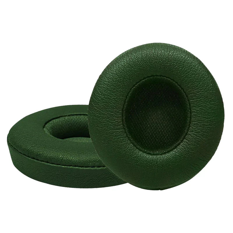 Beats Solo3, Solo 2 Wireless, On - Ear, Pearl Green, Ecological Leather ( 1 Pair Ear Pads ) - DAXORA