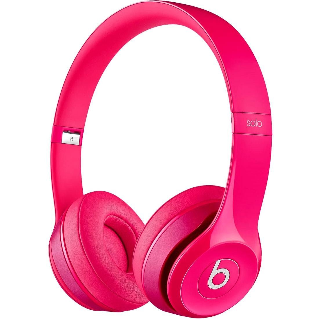 Beats Solo3, Solo 2 Wireless, On - Ear, Pink, Ecological Leather ( 1 Pair Ear Pads ) - DAXORA