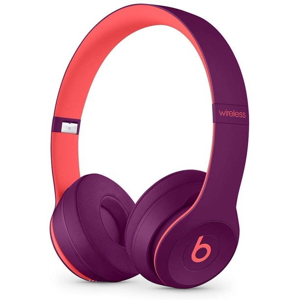 Beats Solo3, Solo 2 Wireless, On - Ear, Purple, Ecological Leather ( 1 Pair Ear Pads ) - DAXORA