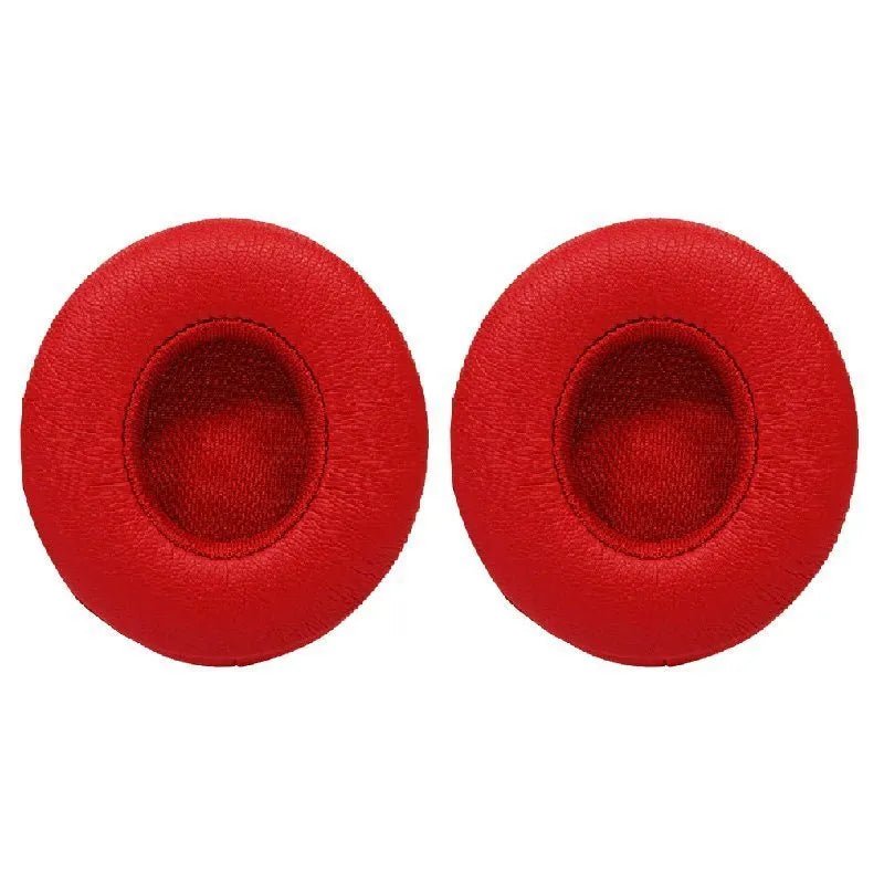 Beats Solo3, Solo 2 Wireless, On - Ear, Red, Ecological Leather ( 1 Pair Ear Pads ) - DAXORA
