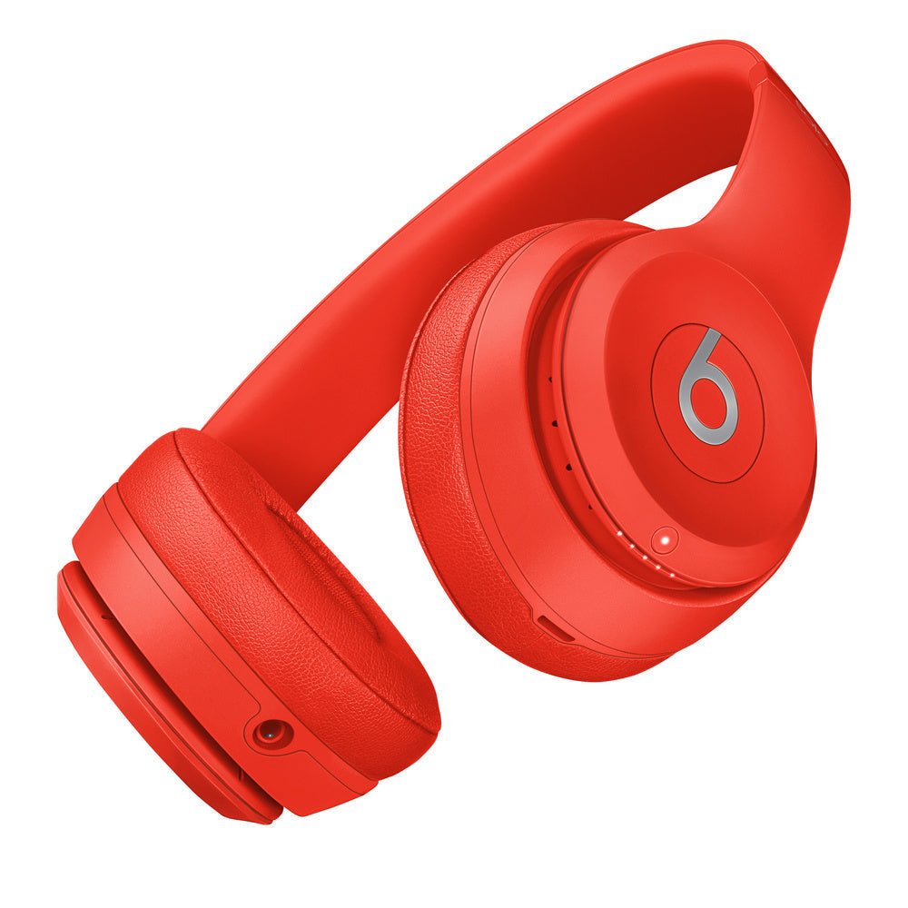 Beats Solo3, Solo 2 Wireless, On - Ear, Red, Ecological Leather ( 1 Pair Ear Pads ) - DAXORA