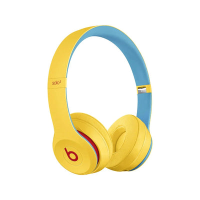 Beats Solo3, Solo 2 Wireless, On - Ear, Yellow, Ecological Leather ( 1 Pair Ear Pads ) - DAXORA