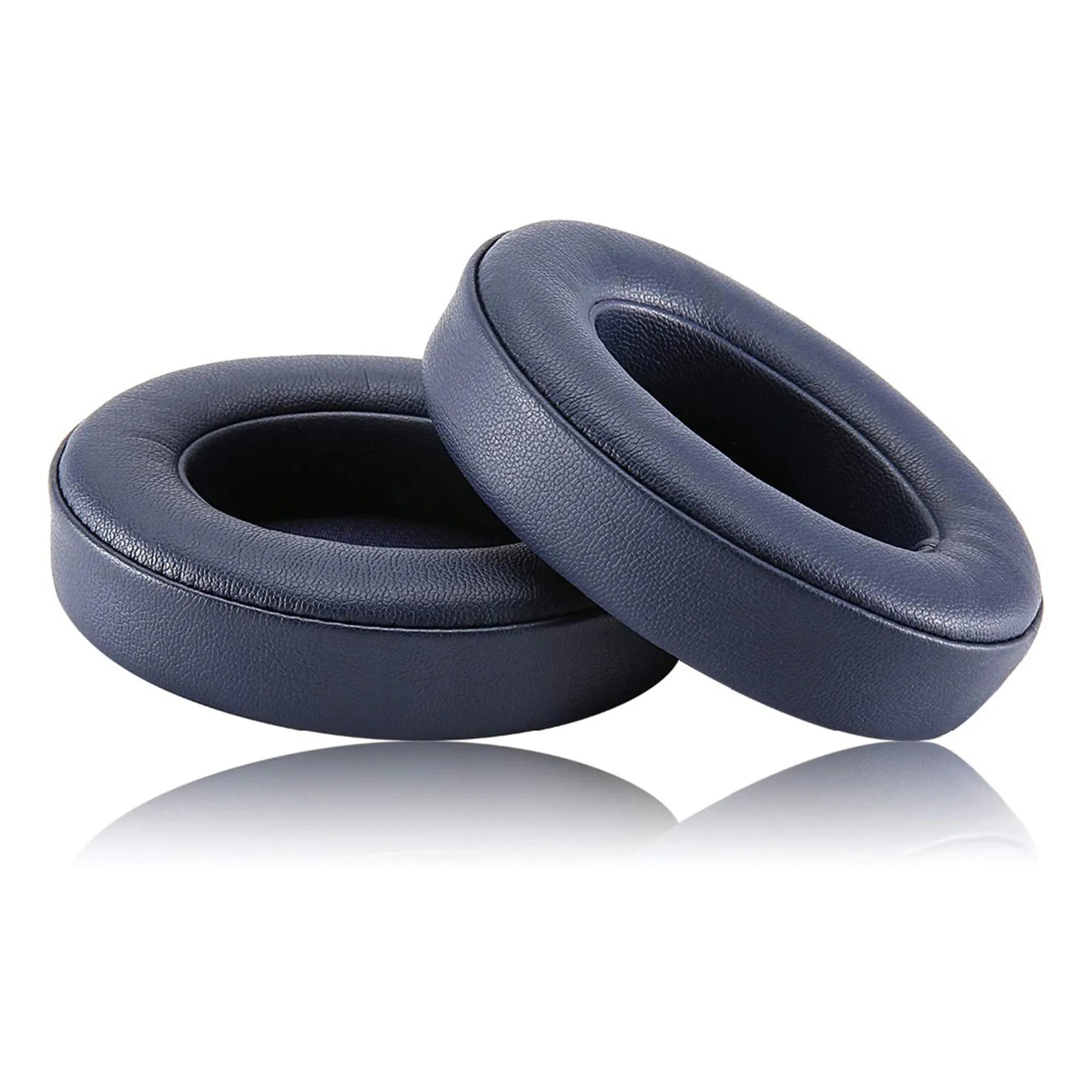 Beats Studio3, Studio 2.0 with cable/Wireless, Over - Ear, Dark Blue, Ecological Leather ( 1 Pair Ear Pads ) - DAXORA