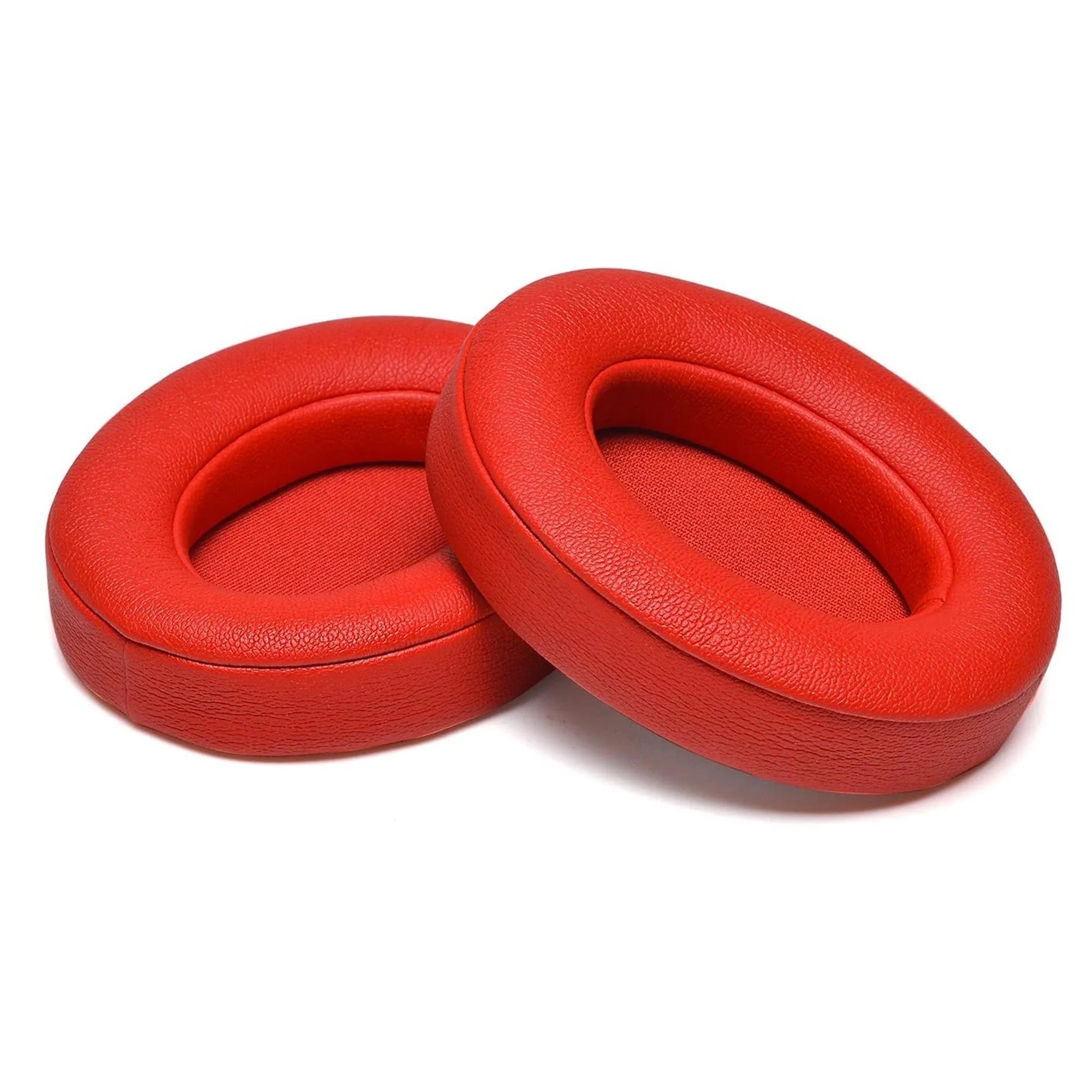 Beats Studio3, Studio 2.0 with cable/Wireless, Over - Ear, Red, Ecological Leather ( 1 Pair Ear Pads ) - DAXORA