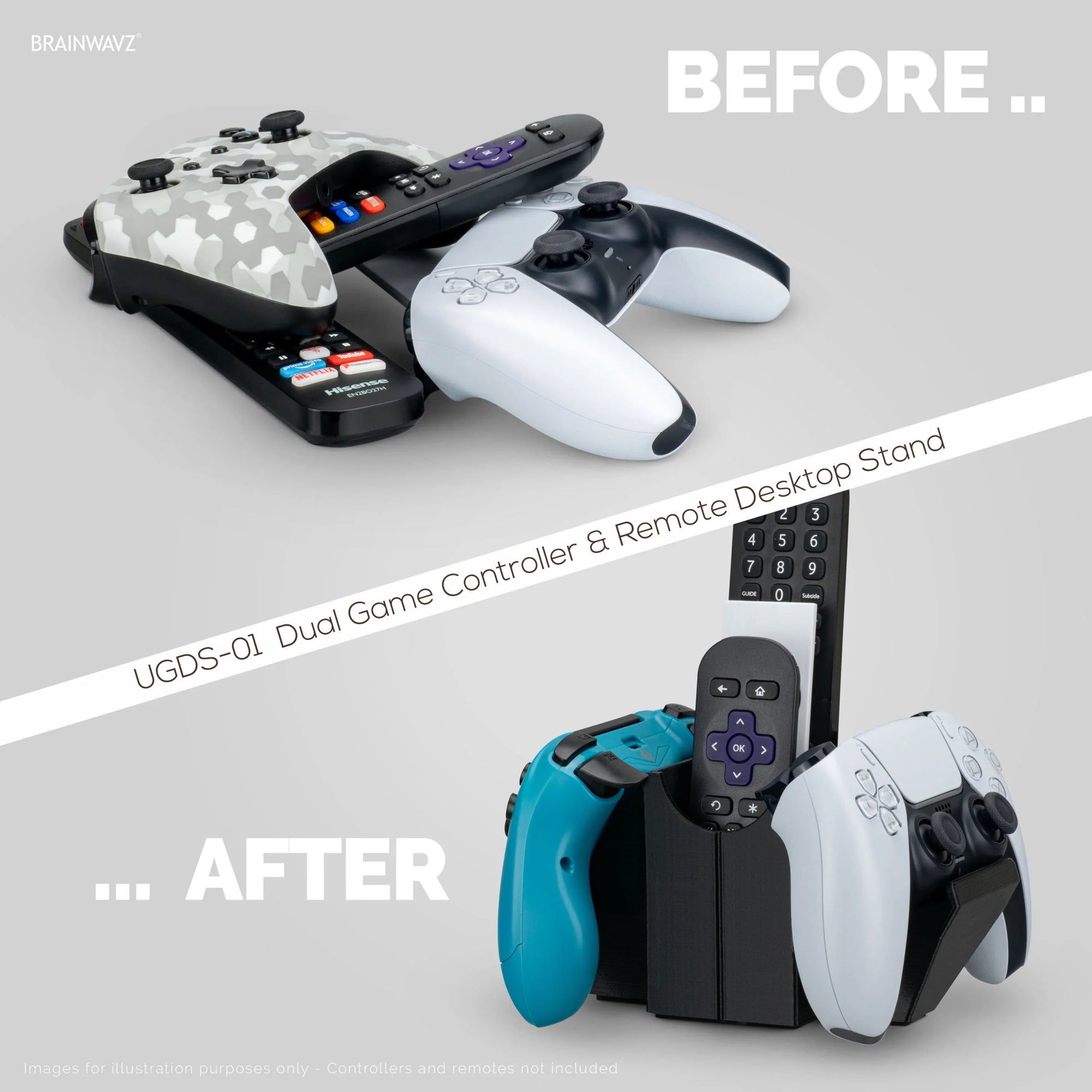 DUAL GAME CONTROLLER HOLDER - DAXORA