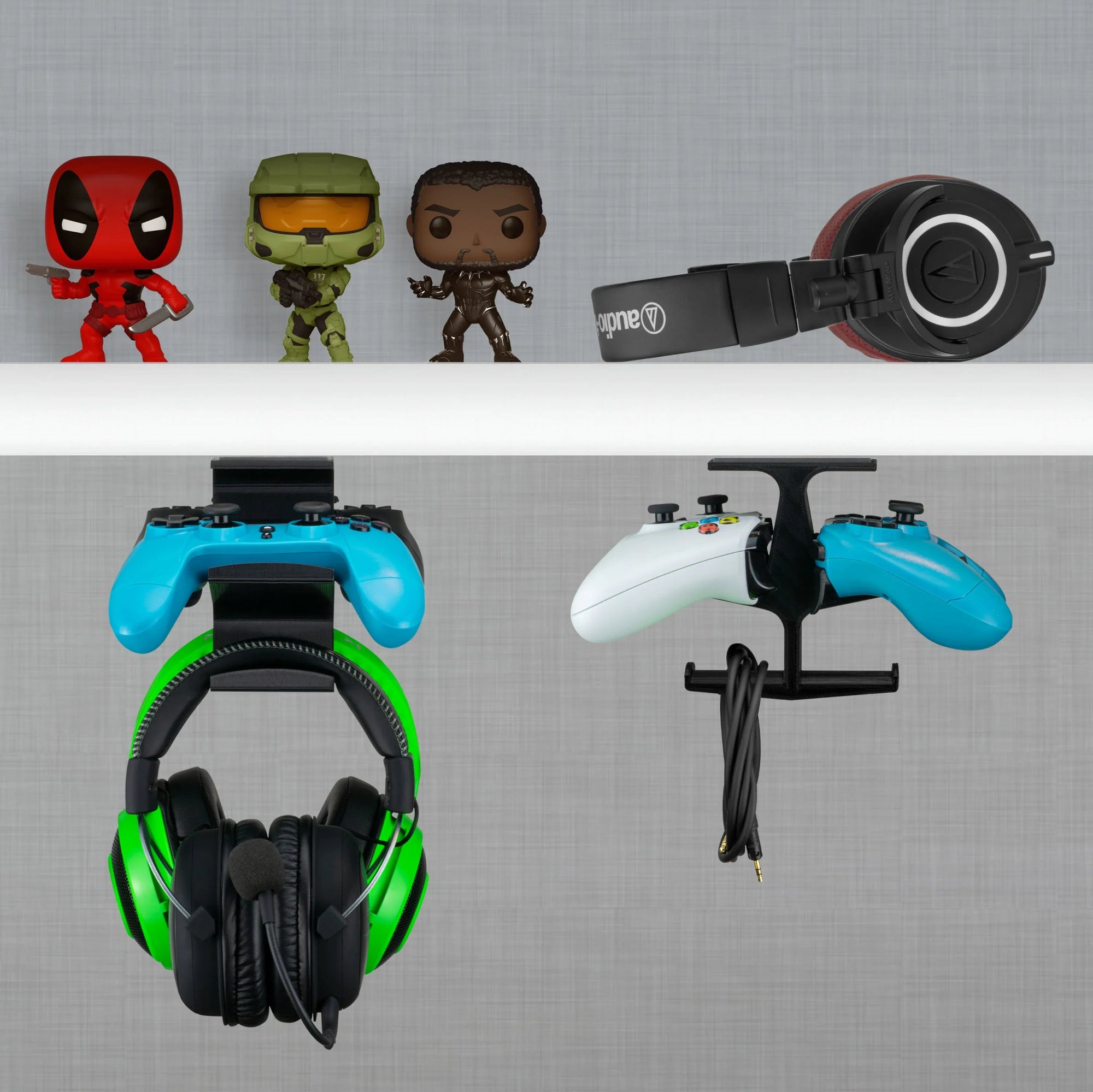 THE ANVIL - UNDER DESK DUAL HANGER - DAXORA