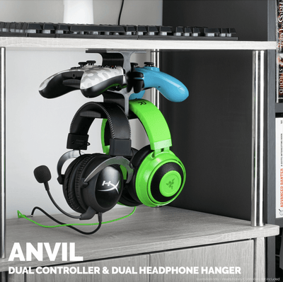 THE ANVIL - UNDER DESK DUAL HANGER - DAXORA