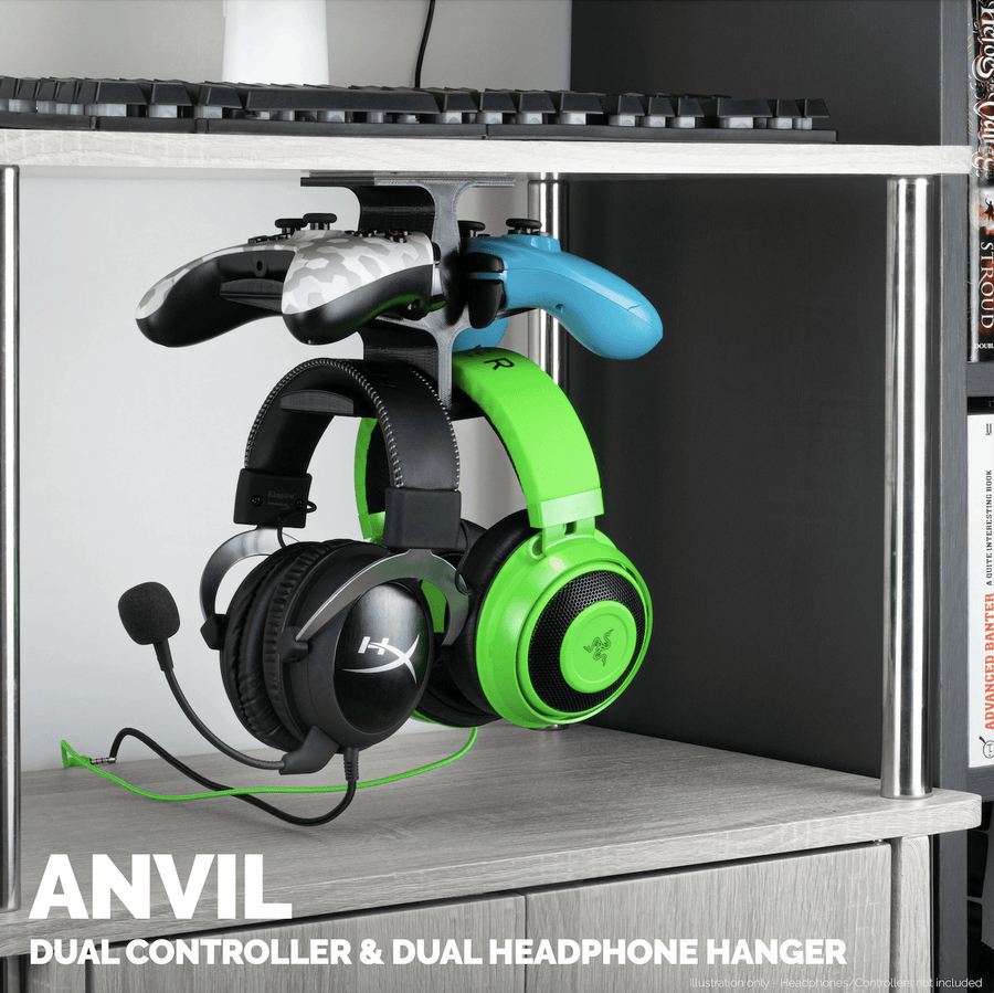 THE ANVIL - UNDER DESK DUAL HANGER - DAXORA