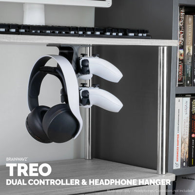 THE TREO - UNDER DESK DUAL HANGER - DAXORA